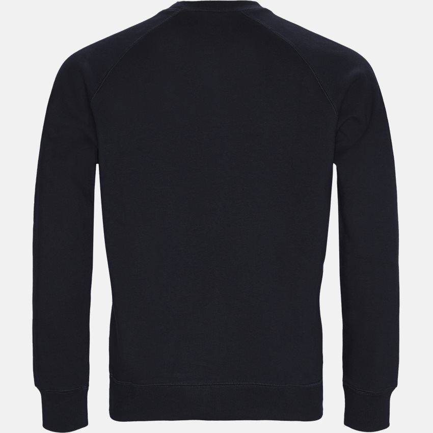 Carhartt WIP Sweatshirts CHASE SWEAT. I026383 DARK NAVY/GOLD